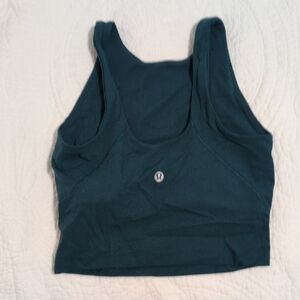 lululemon athletica Teal Racerback Tank Top